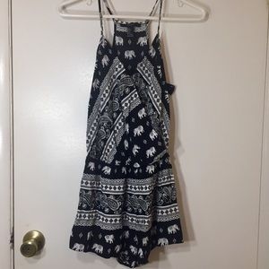 forever 21 boho tribal print romper